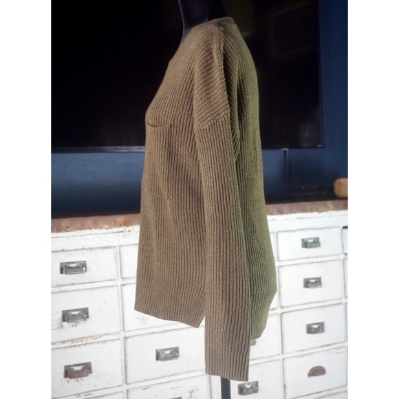 Madewell Thompson Pullover Pocket Sweater New XS - Picture 4 of 11